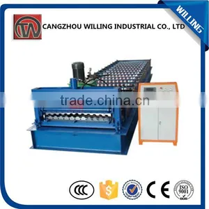 Corrugated Iron Roofing Sheet Glazed Metal Roofing Sheet Forming Machine thumbnail-1