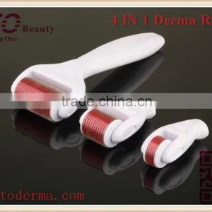 GTO Micro Needle Stainless Steel 300/720/1200 Needles 4 in 1Derma Roller With Desinfection Tank thumbnail-2