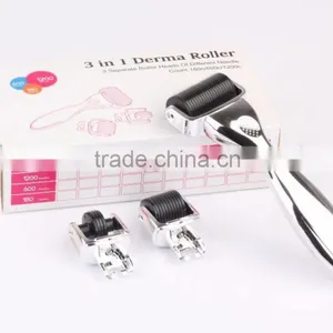 Newest ! 3 in 1 Derma Roller Needles Stainless Micro Needle Therapy Derma Roller thumbnail-2