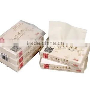 Tranlin Natural Unbleached Virgin Pulp Wheat Straw Facial Tissue thumbnail-2