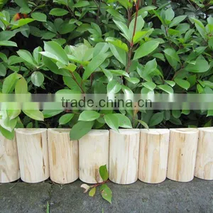 Outdoor Natural Color Wood Border for Garden Decoration thumbnail-1