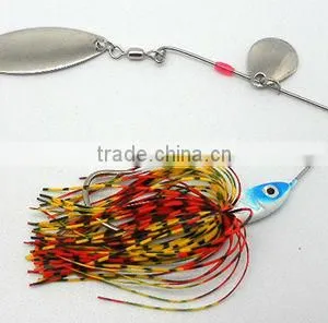 5808 Vertical Jigging Lures Lead Head With Rubber Skirt thumbnail-1