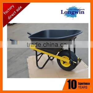 100L Poly Tray Wheelbarrow thumbnail-1