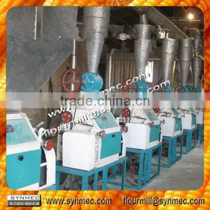 50T/24h Wheat Milling Plant, Wheat Processing Machines, Grain Flour Grind Equipment thumbnail-1