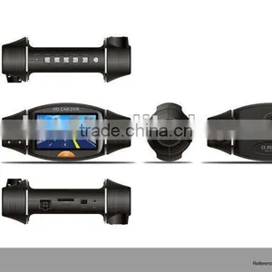 Dual Lens Vehicle DVR Car Dashboard Camera DVR Video Recorder+G Sensor thumbnail-1