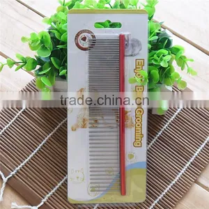 Colored Metal Long Dog Pet Comb for Grooming thumbnail-1