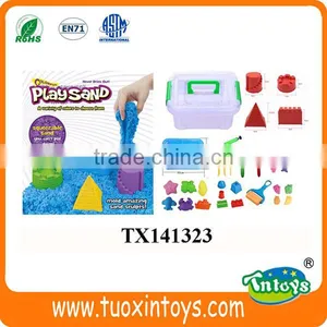 Eco-friendly Safe Kids DIY Play Sand Plastic Molding Intelligent Toys thumbnail-1