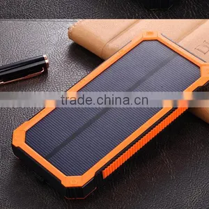 Two Usb Phone Charger 12000mah Solar Bank thumbnail-1