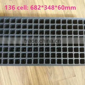 136 Cell Plastic Seed Sprouter Tray for Floating Foam Tray thumbnail-1