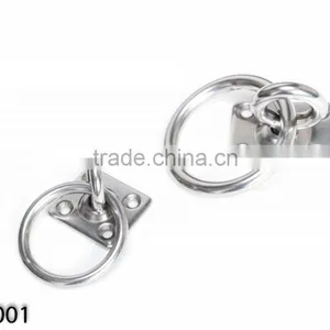 Welded Ss304 Stainless Steel Sus316 Lifting Pad Eye Plate Door Hardware thumbnail-4