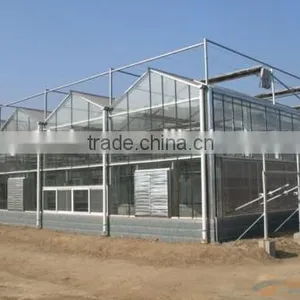High Quality Aluminium Polycarbonate Commercial Garden Greenhouse thumbnail-1