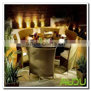 Audu Seattle Outdoor Garden Rattan Dining Set thumbnail-1