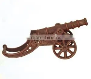 Antique Metal Cast Iron Craft Model Cannon / China Supplier Military Decor Cannon thumbnail-3