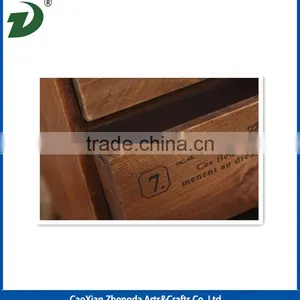 Pure Handmade Small Wooden Cabinet for Wholesale thumbnail-3