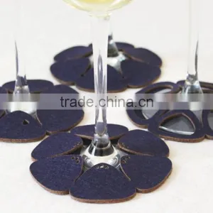 Hot New Products for High Quality Felt Glass Coaster Glass Cup Mat Made in China Wholesale on Website thumbnail-1