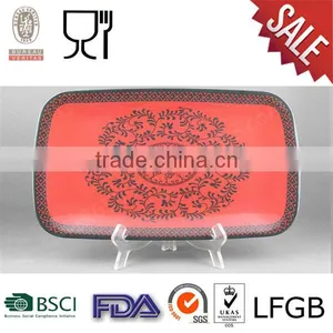 Rectangle Tray Melamine Plate thumbnail-1