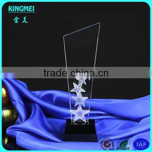2015 Hot Sale Customized Crystal Trophy Round Diamond Award Glass Trophy Crystal Award Trophy thumbnail-5