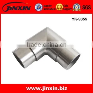 90 Degree Stainless Steel Round Tube Elbow Pipe Fittings Connectors thumbnail-2