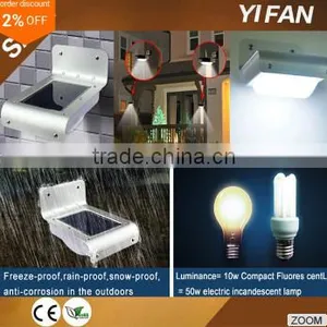 2016 New Coming Solar Motion Sensor Lights Steel Metel Material Rainproof Ourdoor Installation PIR Sesnor Light thumbnail-6