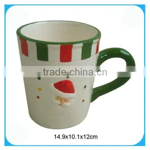 Handmade Christmas Ceramic Porcelain Mug thumbnail-1
