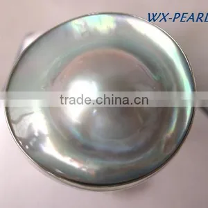 Pearl Lotus Leaf Pearl Ring Tahitian Pearl Ring thumbnail-1