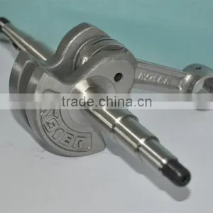 Conjoined Crankshaft Assembly With Bearing & Seals & Nut & Woodruff Key for 070 Chainsaw thumbnail-1