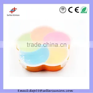 5 Compartment Round Tray With Locking Lid thumbnail-3