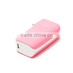 Portable Power Bank Wall Charger With Foldable Plug thumbnail-4