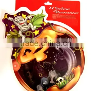 Halloween Design Window Decoration Vinyl Sticker, Festival Home Decoration Sticker thumbnail-1