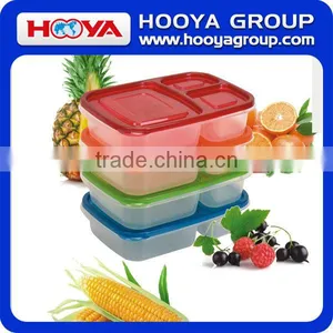 3 Compartment Wholesale Plastic Food Container thumbnail-1
