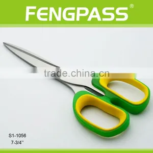 S1-1056 7.75" 2Cr13 Stainless Steel Blade With PP+TPR Plastic Handle Stainless Steel Scissors thumbnail-1