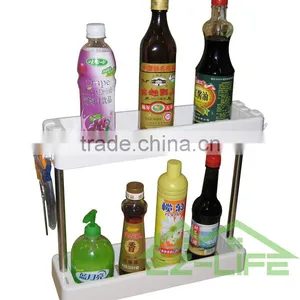 2017 Best Hot Sale Combine Storage Durble Stainless Steel &plastic Kitchen Rack thumbnail-4