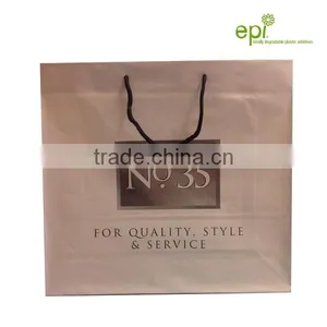 Hot Fashion Cotton Rope Handle Plastic Carrier Bag thumbnail-3