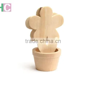 Promotional Mini Wooden Memo Clip thumbnail-1