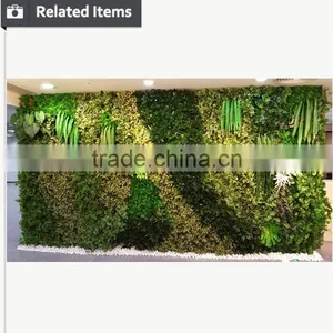 Indoor Plastic Plant Walls Artificial Green Wall Artificial Plant Walls thumbnail-5