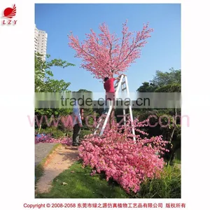 2015 New Product Artificial Pink Flower Lager Tree Large Outdoor Tree Christmas Ornament Peach Blossom thumbnail-1