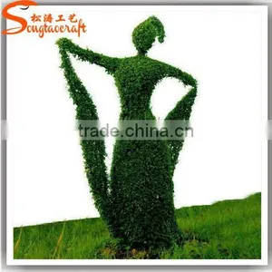 2015 Wholesale Customized Plastic Animals Graden Decoration Topiary Plant for Decor thumbnail-6