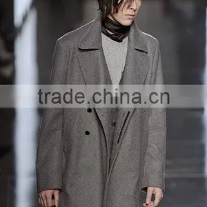 Newest Style Men's Woollen Coat thumbnail-1
