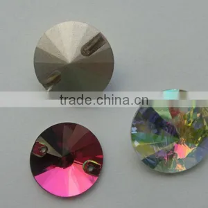 Decorative Fashion Round Crystal Buttons for Wedding Dress thumbnail-1