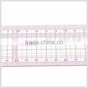 Kearing 5*50cm Length Flexible Sandwich Line Plastic Grading Ruler for Sewing Design# 8002 thumbnail-2