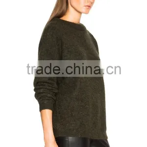 2016 New Arrival Lady Mohair Sweater Customized Factory Price thumbnail-2