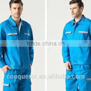 100% Cotton or Cotton Poly Blended OEM Wholesale Work Uniform/housekeeping/factory Worker for Sale thumbnail-2