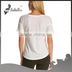 Wholesale100% Cotton Women High Quality T-shirt thumbnail-2