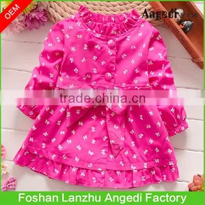 2017 Children Trendy Clothing Winter Baby Girl Cute Long Coat Princess Design Girl's Autumn/winter Outerwear Coat thumbnail-2