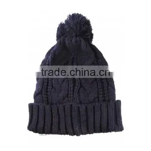 Cheap Hip Hop Wholesale Beanie Fur Pom Hats thumbnail-3