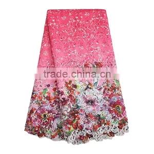 Nigeria Elegant Traditional Wedding Dresses Textile Embroidery Fabric thumbnail-3