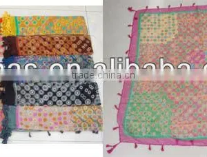 Fashion Novel Square Fringe Scarf thumbnail-1