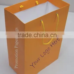 Glossy Finish Paper Bags With Rope Handles thumbnail-2