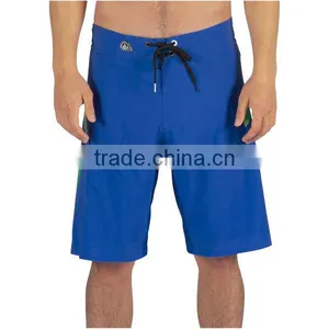 Quick Dry Wholesale Mens Beachshorts 4 Way Stretch Blue thumbnail-1