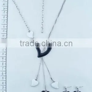 Fashion Necklace Set,heart Style, Metal Alloy Jewelry ,paint Jewelry thumbnail-1
